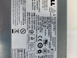 Dell 1400W Server PSU Label