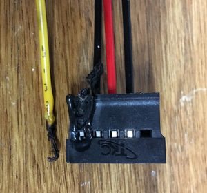 Failed SATA power connector